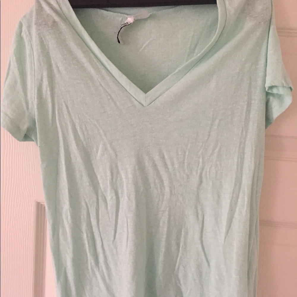Light mint colored T-shirt